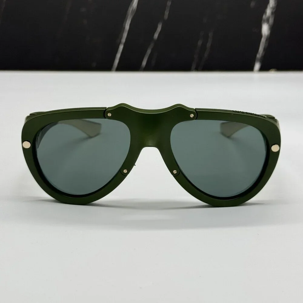 NEW BURBERRY BE4433U 413871 SUNGLASSES GREEN UNISEX BE4433U 4138/71 BURBERRY